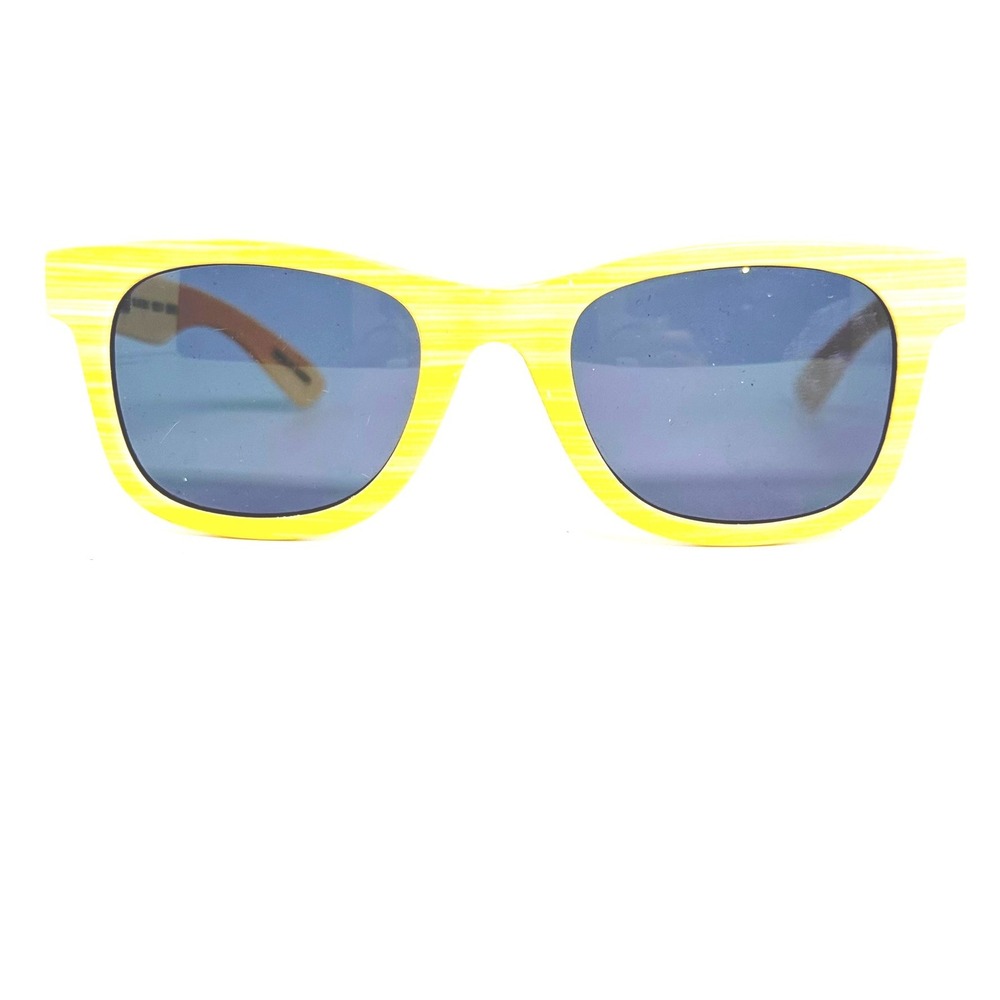 Janie and Jack Boys Yellow Wood Grain Sunglasses 18 JJ JAN SWIM 2 100027375